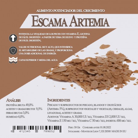 Escama Artemia 30 Gr