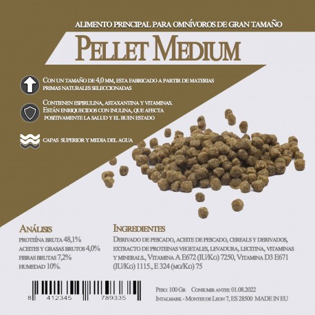 Pellet Medium 1Litro / 350 Gr