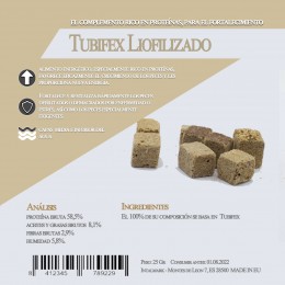 Tubifex Liofilizado